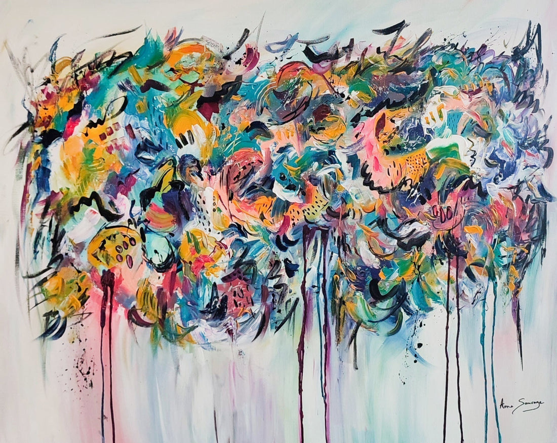 How to choose a large abstract painting for your living room