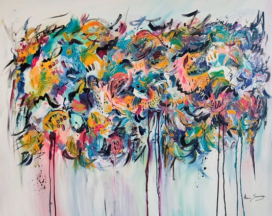 How to choose a large abstract painting for your living room