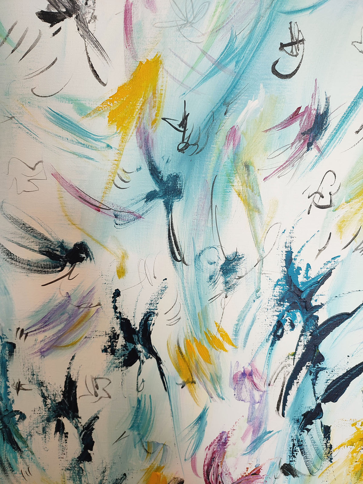 Details of abstract flowers