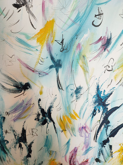 Details of abstract flowers