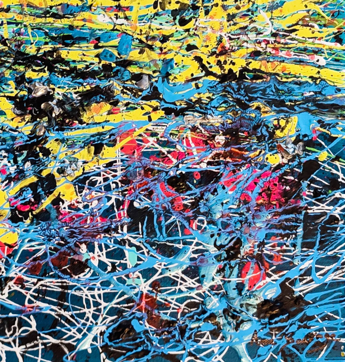 details of abstract painting