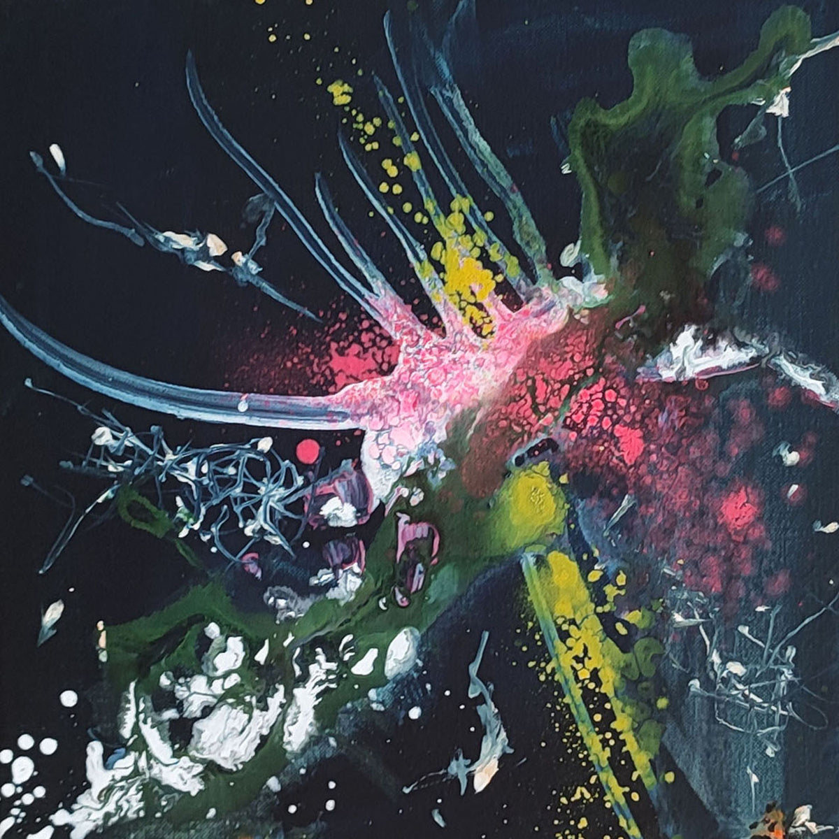 Contemporary bright abstract artwork 