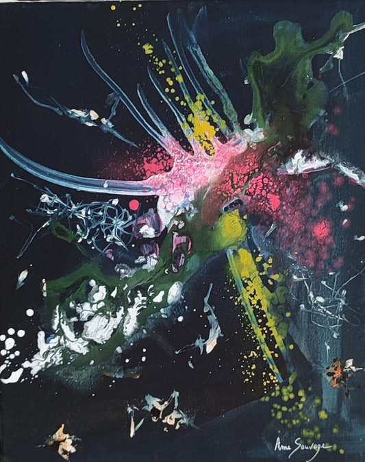 Contemporary bright abstract artwork 