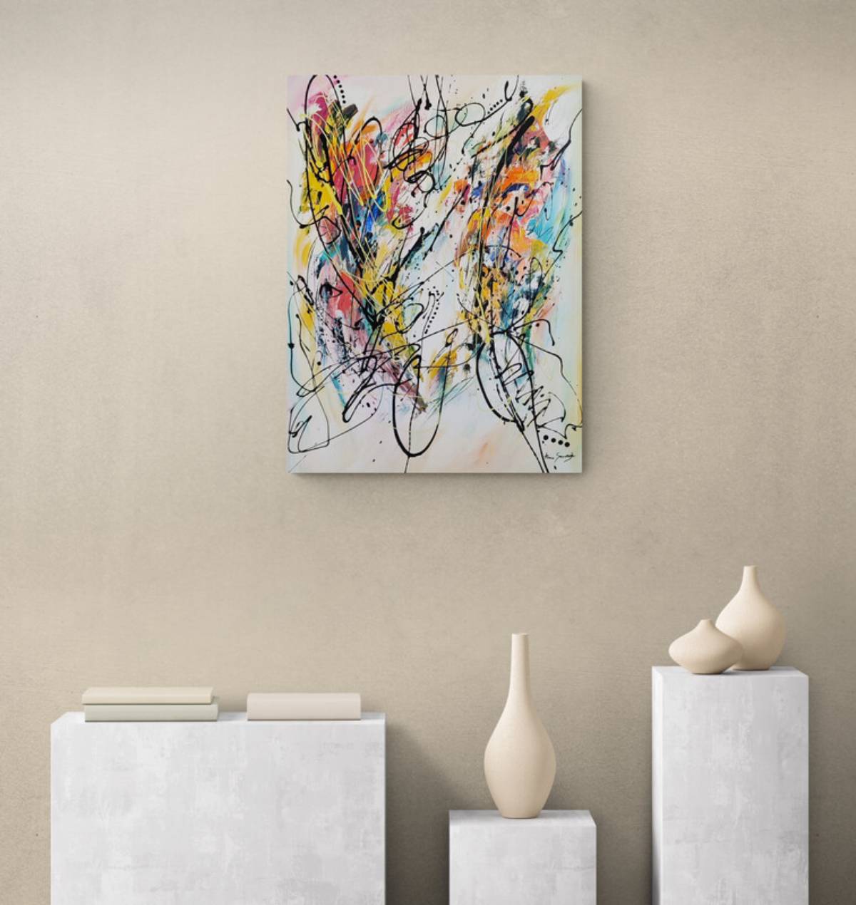 colorful abstract painting
