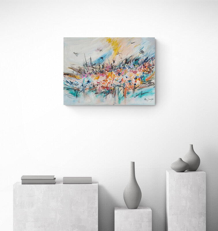 Colorful abstratct artwall
