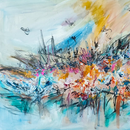 Colorful abstract painting