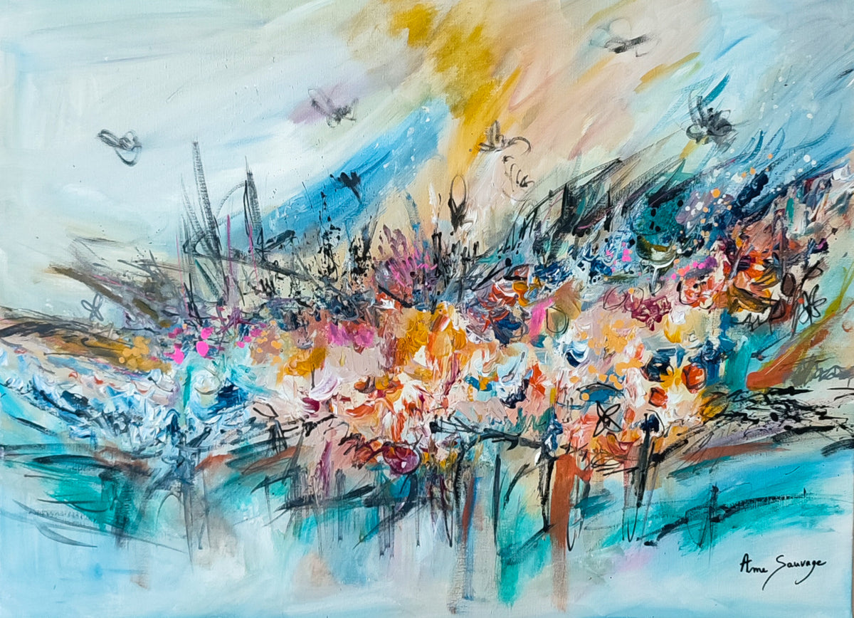 Colorful abstract painting