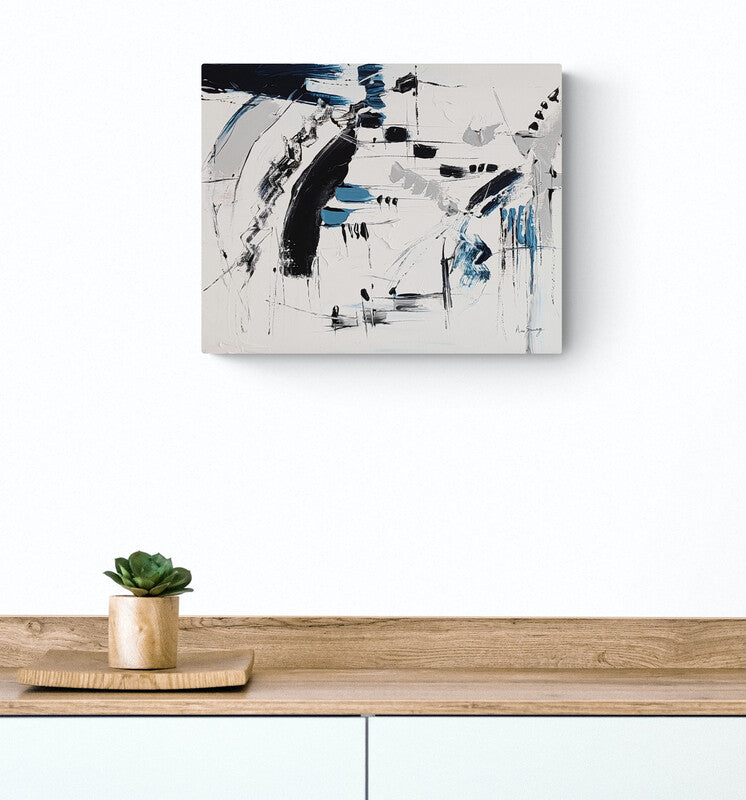 Contemporary minimalist abstract painting