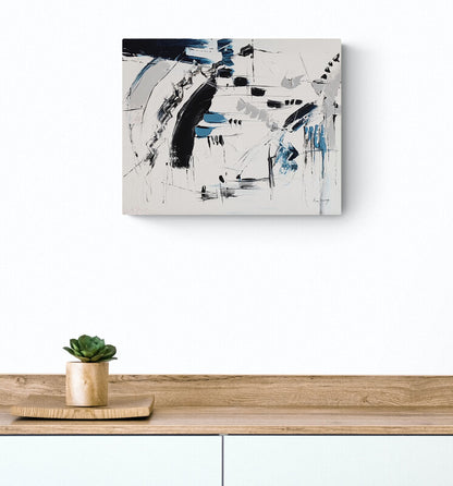 Contemporary minimalist abstract painting