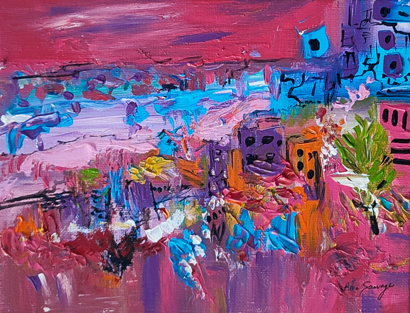 contemporary small abstract artwork