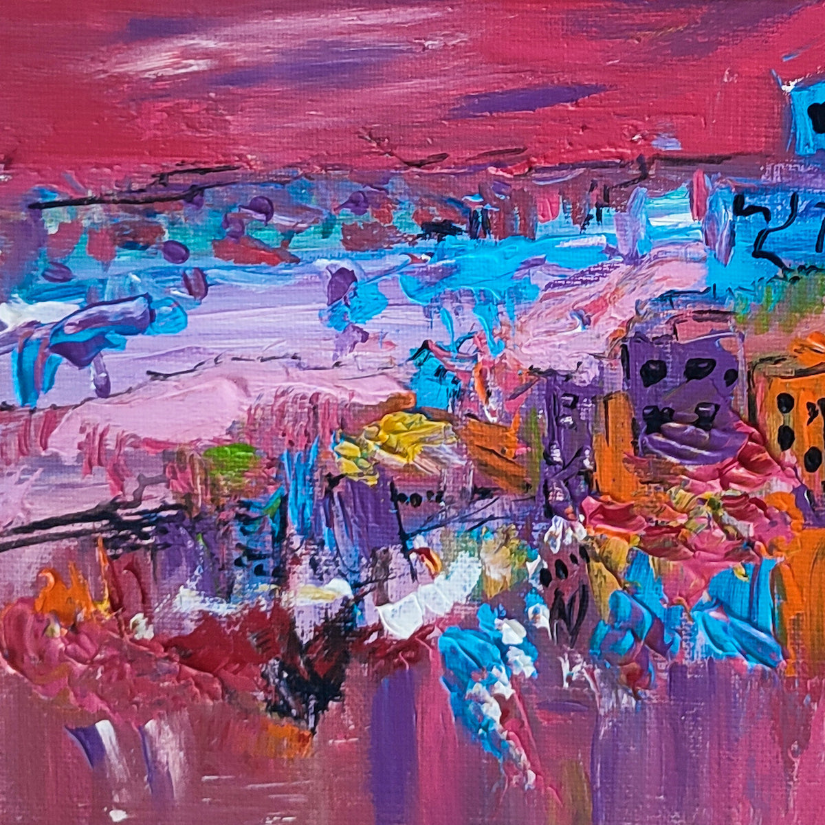 contemporay small abstract painting