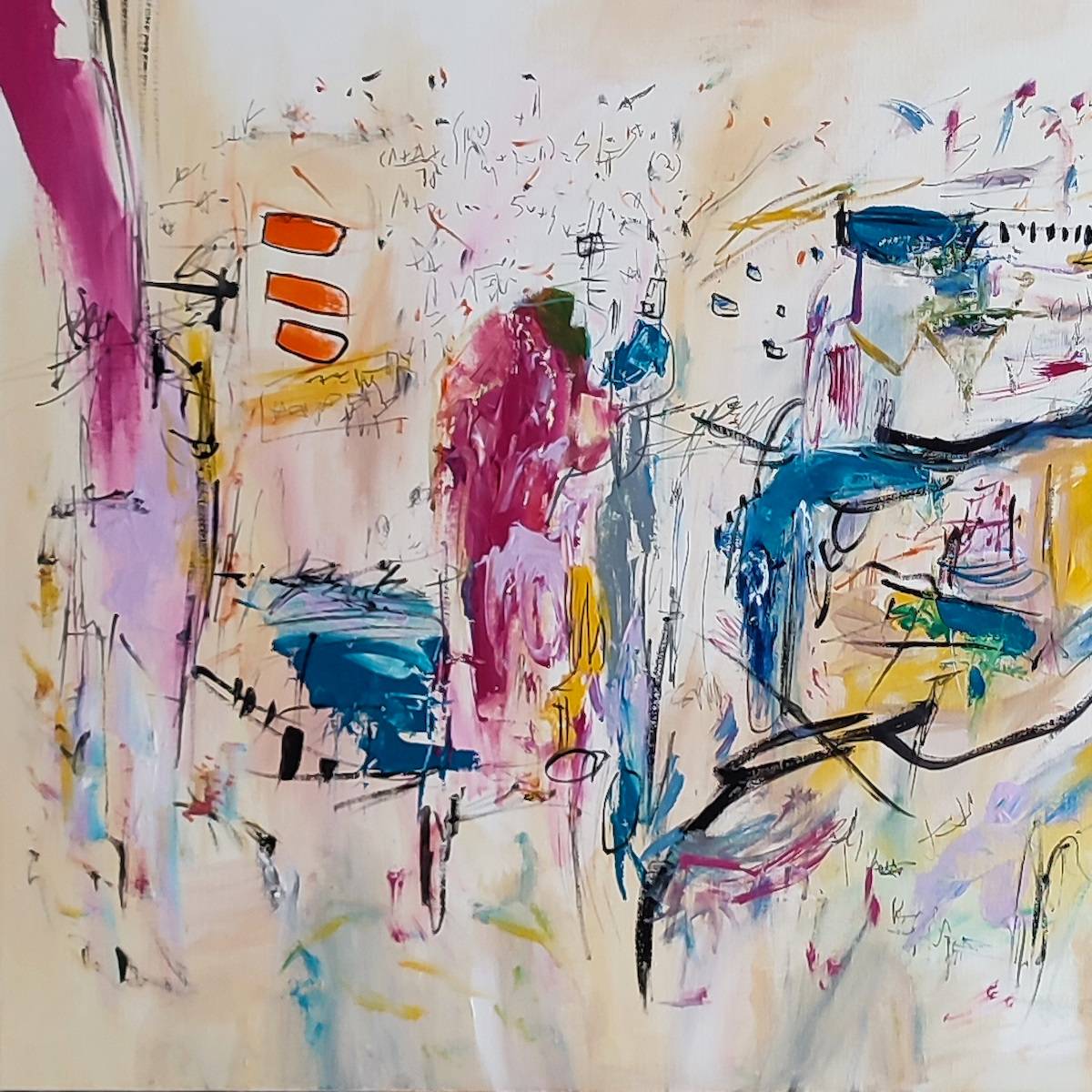  Harmonious color contemporary abstract