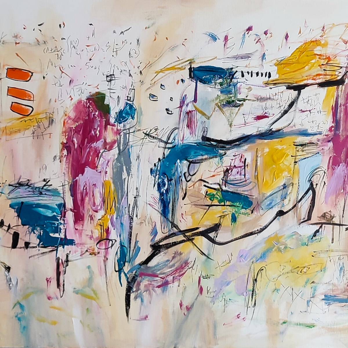  Harmonious color contemporary abstract