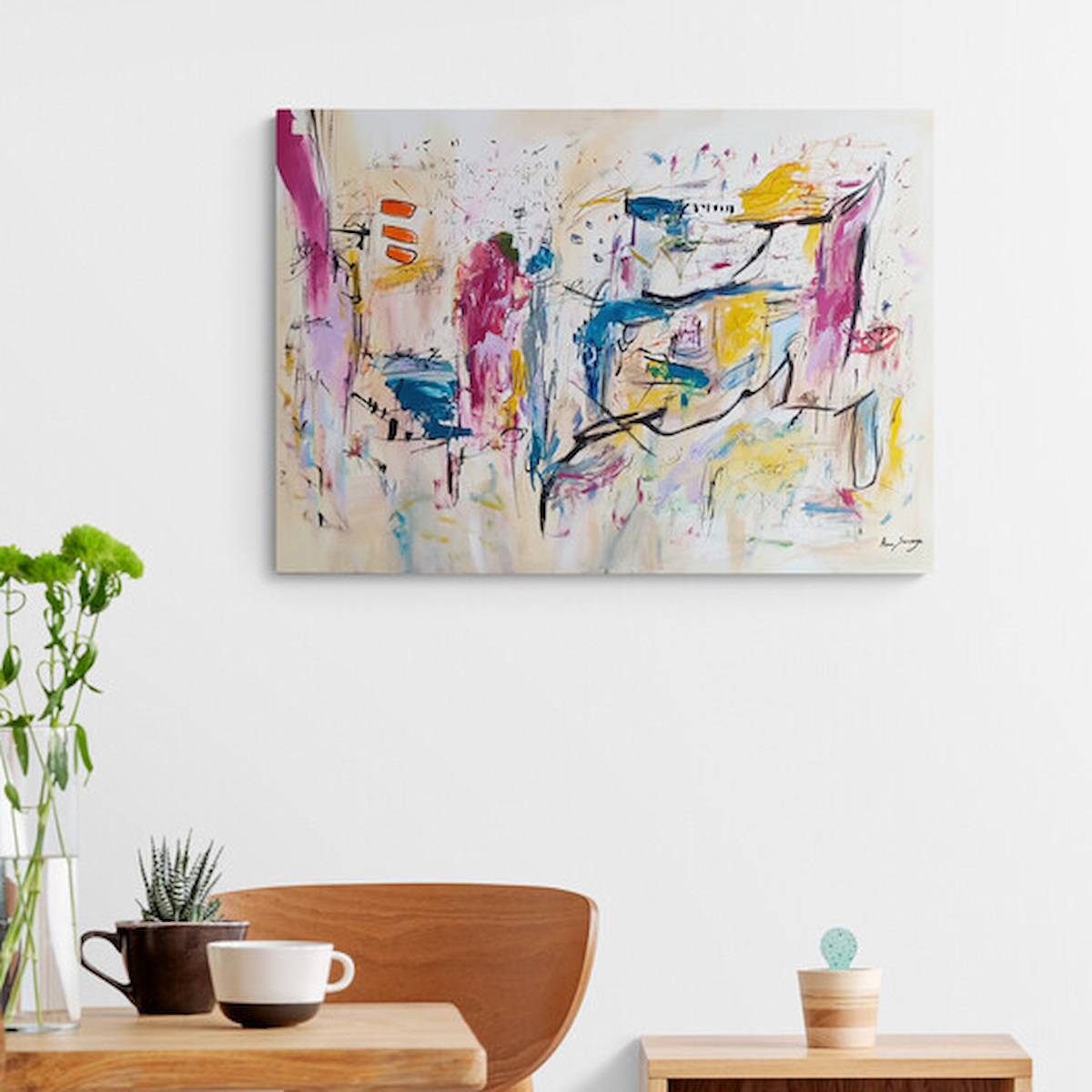  Harmonious color contemporary abstract