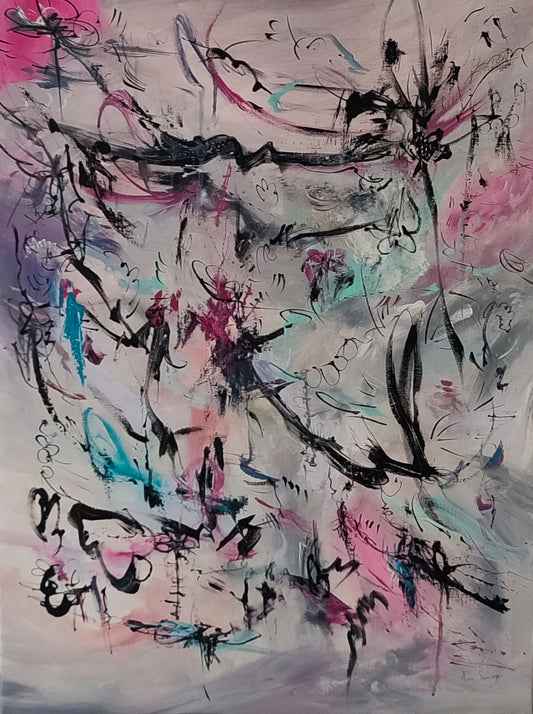 grey-and-pink-abstract-painting