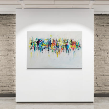 Large and original abstract painting