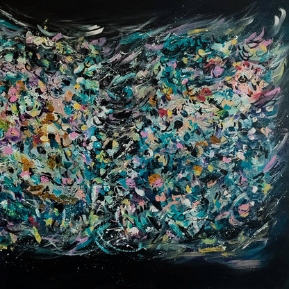 large painting details