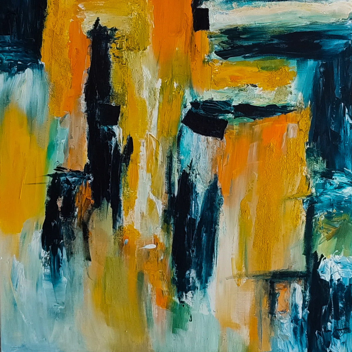 large-contemporary-yellow-blue-orange-painting