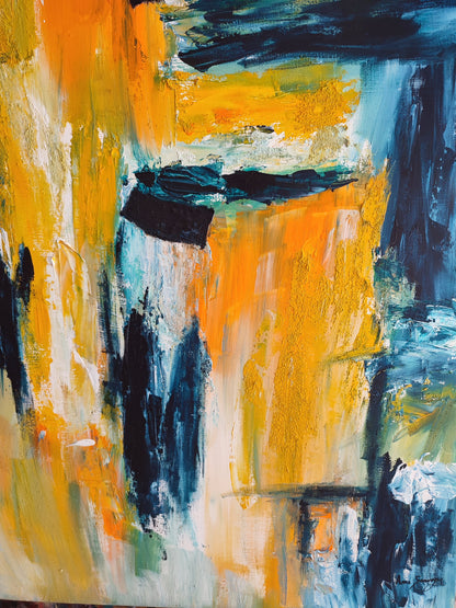 large-contemporary-yellow-blue-orange-painting