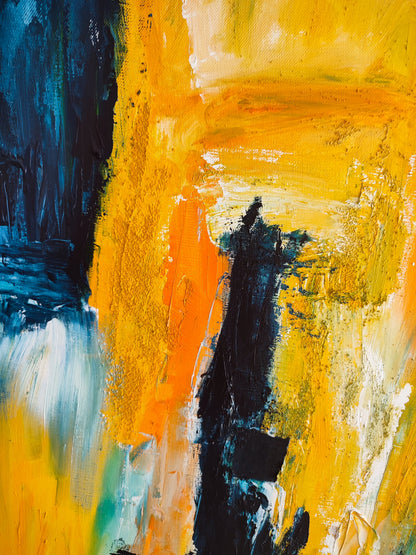 large and textured art