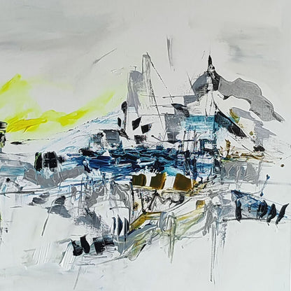 Contemporary minimalist abstract artwork 