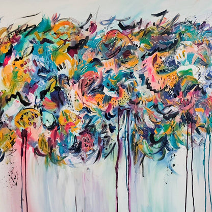 colorful contemporary abstract painting