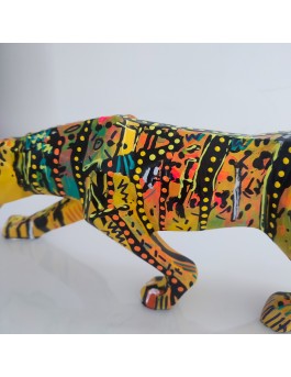 Unique panther sculpture for modern interior design