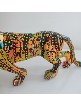 Contemporary pop art panther sculpture