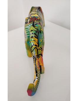 Resin panther pop art design statue