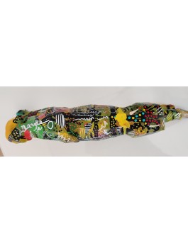 Resin panther pop art design statue