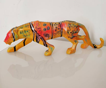 Panther design statue