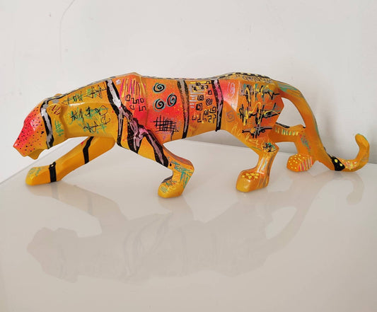 Panther design statue