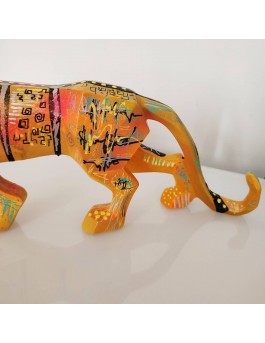 Unique leopard panther design sculpture 