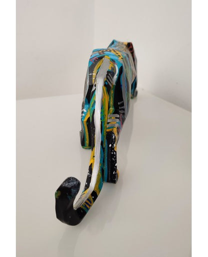 Original black panther pop art statue