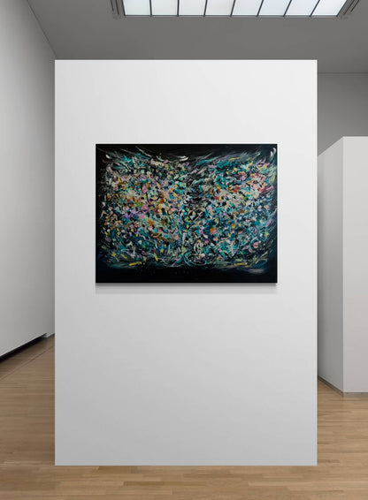 large contemporary abstract painting