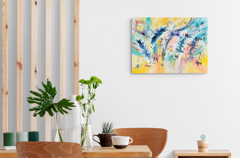 Yellow abstract painting 2